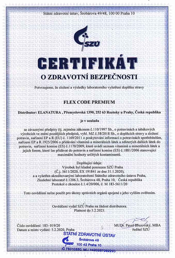 Flex-PREMIUM-certifikat-SZU-CZ